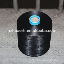 DTY 300D/96F Raw Black Polyester Yarn SIM SD AA wholesale